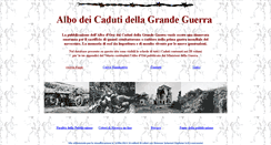 Desktop Screenshot of cadutigrandeguerra.it